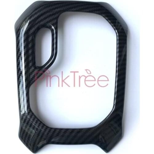 Interior Gear Box Cover Trim For Jeep Renegade 2016 2017 2018 Carbon Fiber Color SUV Styling Accessories