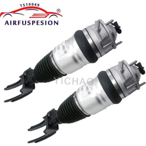 Pair Front Air Suspension Shock for Q7 Porsche Cayenne VW Touareg 7P6616040K 7P6616039K 7P6616039N 7P6616040N 2011-2016