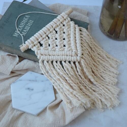 Bohemian Macrame hand-woven simple home hang - up living room wall hanging decorations Indian