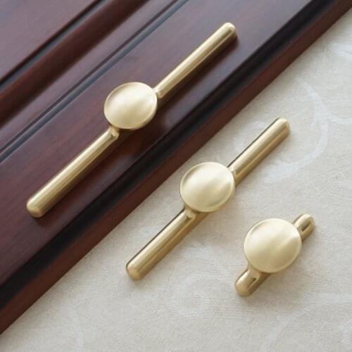 1.26" 3.75" 5" Cupboard Dresser Drawer Handles Zinc Alloy Door Pulls Handle Brass Kitchen Cabinet Handles 32 96 128mm Hardware