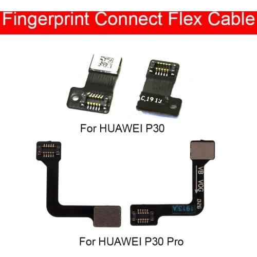 Home Button Fingerprint Sensor Flex Cable Ribbon For Huawei P30 P30 Pro P30Pro Menu Fingerprint Scanner Return Key Repair Parts