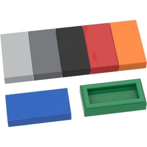 10 PCS 3069 Tile 1 x 2 Technical Changeover Catch For Building Block Part DIY Educational Tech Parts Toys Compatible Lego