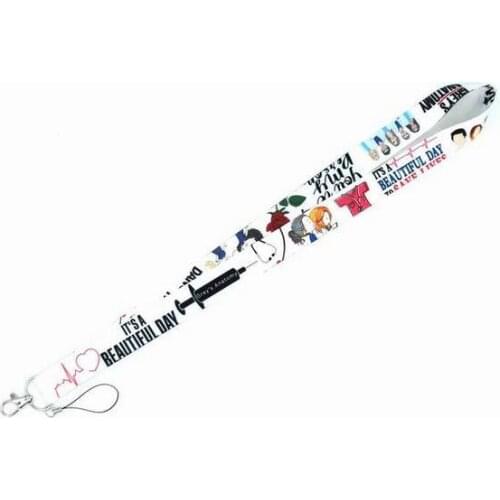 Retail 1 pcs Doctors nurse Neck Strap Lanyards Key Chain L7