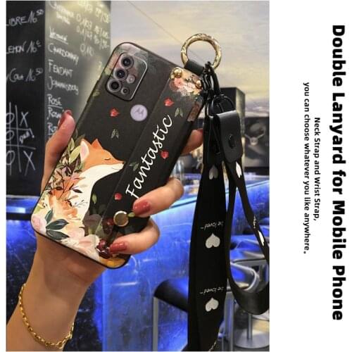 Shockproof Back Cover Phone Case For MOTO G30/G10 Anti-dust Kickstand For Girls For Woman Soft