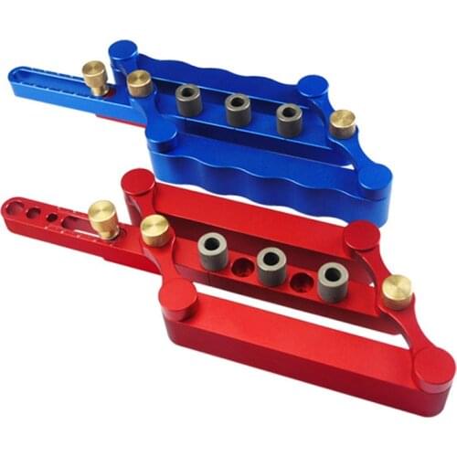 6/8/10mm Dowel Jig Self-Centering Dowelling Jig Metric Dowel Precise Hole Puncher Locator Drill Guide Carpenter Woodworking Tool