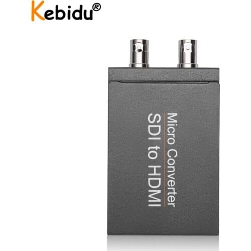 SDI To HDMI-compatible To SDI With USB Power 3G HD SD-SDI Video Micro Converter Adapter With Audio For Camera Auto Format