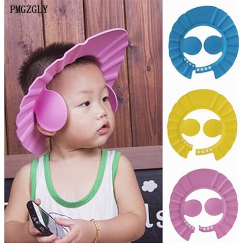 Shampoo Cap Baby Washing Hat Toddler Kids Wash Hair Shield Direct Visor Caps Shampoo Bathing Shower Cap For Children Baby Care