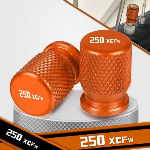 Motorcycle Tire Valve Dustproof Cap CNC Tyre Rim Air Port Cover For 250XCF-W 250 XCF-W 2007-2018 2017 2016 2015 2014 2013 2012