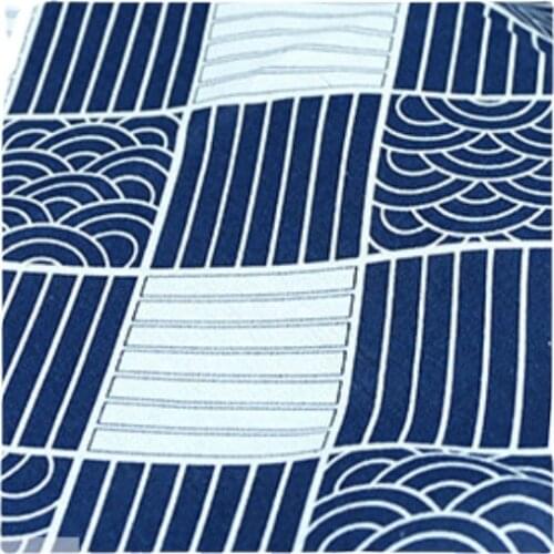 Wide 59" Yunnan Lijiang Cotton Linen Blended Stripe Fabrics Sofa Cover Cushion Hotel Bar Table Curtain Decoration Material