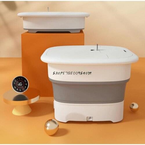 Foldable Foot Soaking Bucket, Electric Massage, Fully Automatic Heating Foot Bath, Household Health Care Foot Bath, Over