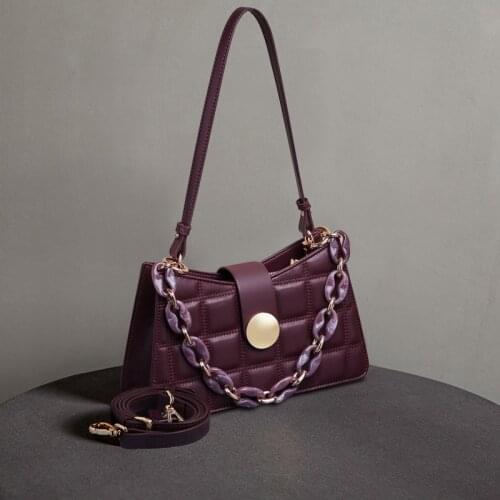 Genuine Leather Bags for Women Double Chain Shoulder Bag Luxury Designer Purses and Handbags Famous Brand 2020 New Fashion