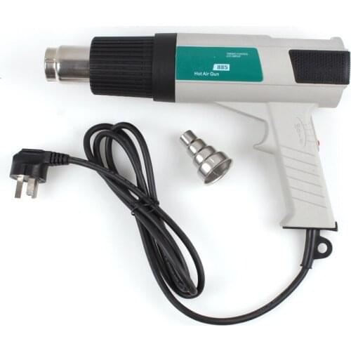 Hot Air Heat Gun Adjustable LCD Display Air Gun Intelligent Soldering Station 220v SMD BGA Rework Station