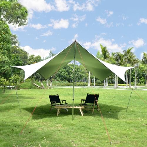 L Size Vialido Large Space Outdoor Camping Shade Anti-Ultraviolet Sunscreen Heat Insulation Shelter Multi-Person Tent Canopy