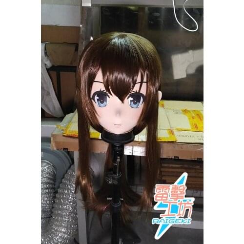 X-KM133)Quality Handmade Female/Girl Resin Japanese Cartoon Character Animego Cosplay Kigurumi Mask Crossdresser