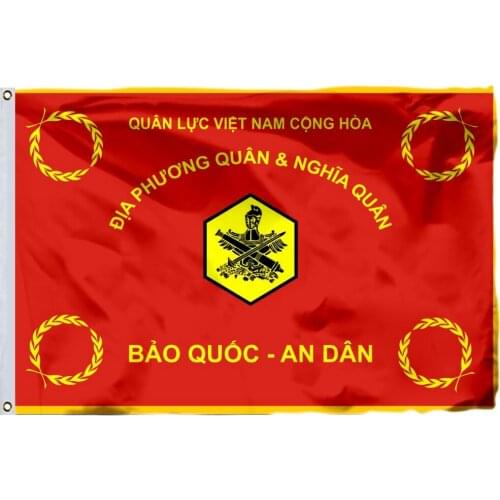 South Vietnam South Vietnamese Militia Flag 90x150cm 3x5ft Banner 100D Polyester