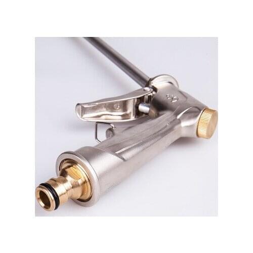 10pcs Car wash, high pressure water gun, long nozzle, garden watering, car washing tool, full metal plating water gun