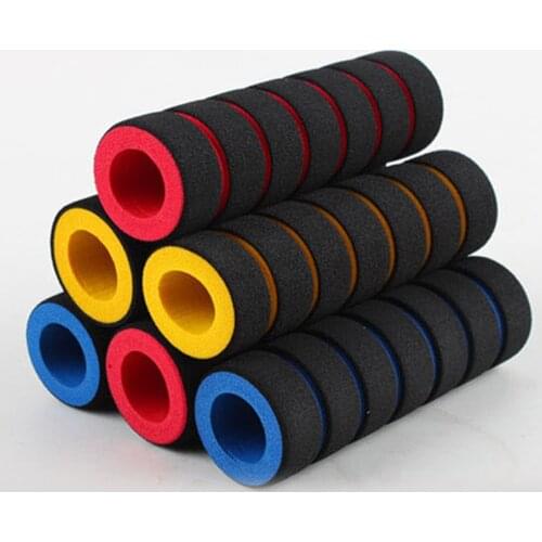 Universal Grip Comfort Sponge Foam Handle Bar Motorcycle Dirt Bike E-bike Bicycle Handlebar Grip Cover & Levers Cover 2pcs