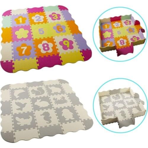 25 Pcs Baby Play Mat Toddler Kid Indoor Exercise Interlocking Floor Tiles Soft EVA Foam Floor Playmat Yoga Exercise Aid
