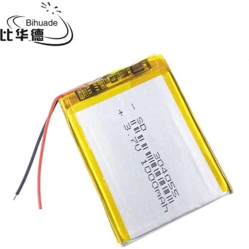 3.7V 1000mAh 304055 Lithium Polymer Li-Po li ion Rechargeable Battery cells For Mp3 MP4 MP5 GPS mobile bluetooth