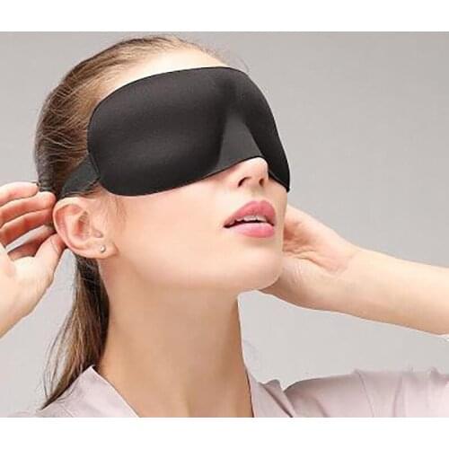 3D Sleeping eye mask Travel Rest Aid Eye Mask Cover Patch Paded Soft Sleeping Mask Blindfold Eye Relax Massager Beauty Tools
