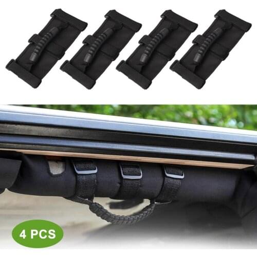 4pcs Roll Bar Grab Handles Grip Handle for Jeep Wrangler YJ TJ JK JL