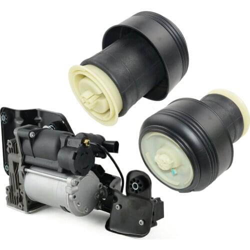 AP03 37206789938 Air Compressor Pump + Bracket + Valve +2*Air Spring bags For BMW X5 E70 X6 E71 E72 NEW