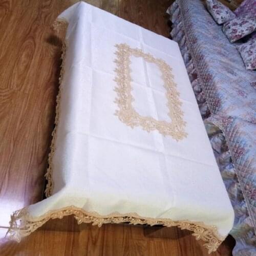 Free shipping dining room for home textile table cloth embroidery lace European style kitchen placemat table runner table cover