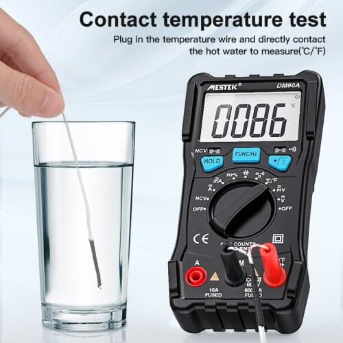 NCV Digital Multimeter 6000 Counts Auto Ranging AC/DC Voltage Meter Flash Back Light Large Screen digital multitester