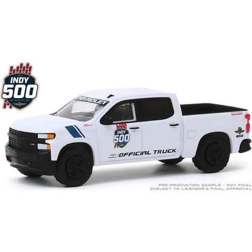 GreenLight 1:64 2019 Chevrolet Silverado 1500 boutique alloy car toys for children kids toys Model original box