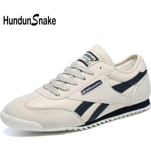 Hundunsnake Grey Leather Womens Running Shoes For Women Sneakers Woman Sports Shoes Men Sport Shoes Woman Walking Athletic T622