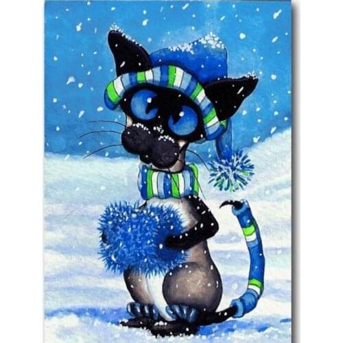 Full Square / Round Drill 5D DIY Diamond Painting "Cartoon Animal" 3D Embroidery Rhinestone Cross Stitch Mosaic Home Decor