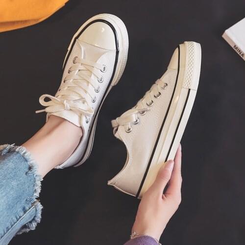 Classic Canvas Shoes Women 2021 new summer autumn thin students casual breathable low-top ins tide shoes