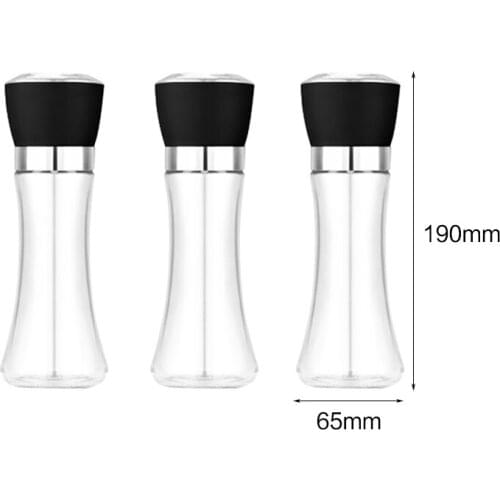 Pepper grinder household pepper coffee grinder bottle seasoning bottle glass manual grinder bottle
