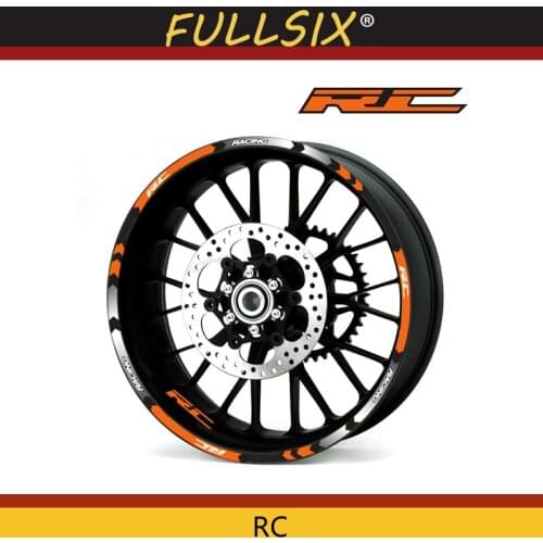 Motorcycles Reflective sticker For KTM RC 125 200 390 motorcycles wheel stickers Reflective Rim moto Stripe Tape