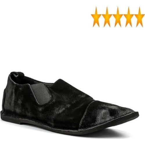 Suede Cow England Leather Style Men Loafers Spring Summer Soft Sole Breathable Driving Shoes Vintage Cowhide Business Shoe