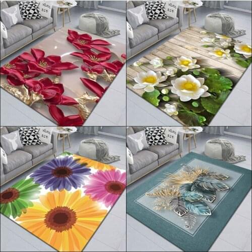 New Pastoral Style Living Room Carpet Coffee Table Blanket Fresh Bedroom Bedside Blanket Room Study Cloakroom Leisure Mat