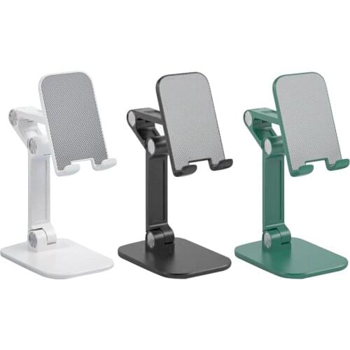 Portable Cell Phone Stand, Foldable Adjustable Desktop Phone Holder, Compatible with mobile phones and tablets