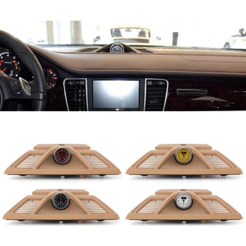 Dash Clock Instrument Panel Upper Cover Trim Beige 970 552 151 01 Fit for Porsche Panamera 2010 2011 2012 2013 2014 2015 2016