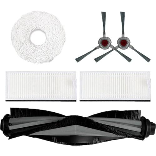 Roller Main Brush For ECOVACS N9+ Robot Vacuum Cleaner Sweeping Mopping Pad Mops Rags Hepa Filter Side Brushes Household Parts