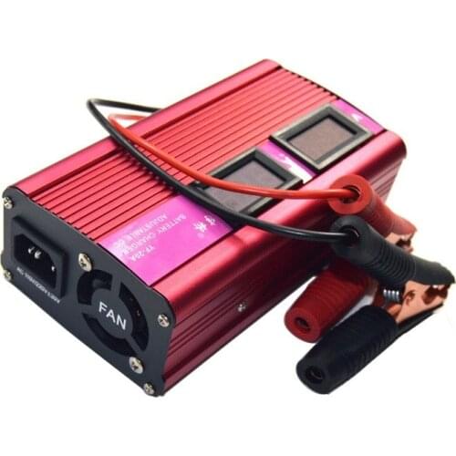 3S 4S 12.6V 14.6V 40A Li-ion Lifepo4 Battery Charger Current Adjustable Display 12V Solar cells RV Yacht camper battery Charger