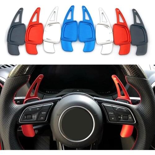 Aluminum Steering Wheel Paddle Shifter Extension For Audi A6 C8 A7 4KA A8 S4 S5 2020