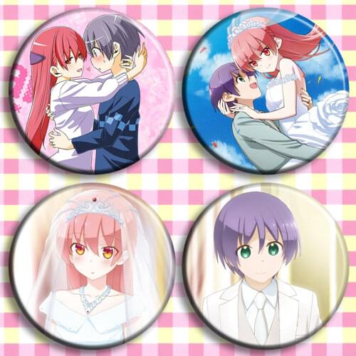 Anime TONIKAWA: Over the Moon For You Yuzaki Nasa Fly Me To The Moon Cosplay Garniture Collect Badge For Bags Button Brooch Pin