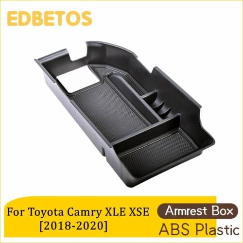 For Car Armrest Box Toyota Camry 2012-2017 Center Console Storage Glove Box Organizer Insert Tray For Toyota Camry 2012-2017