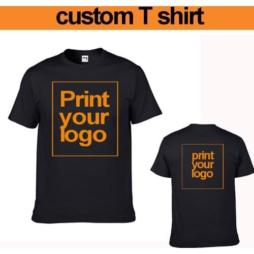 Free shipping cost!customized t shirt logo printing 180gms 100% cotton custom print T shirt make your own design