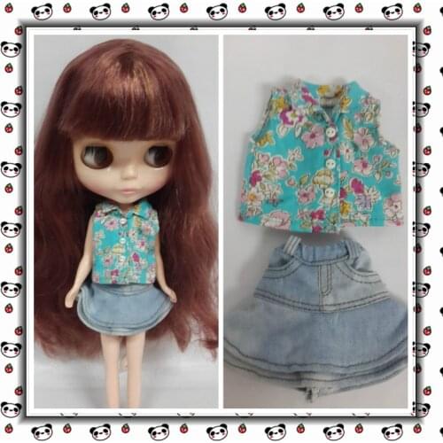 Free shipping cost ,Dress for dolls,Tops and skirts