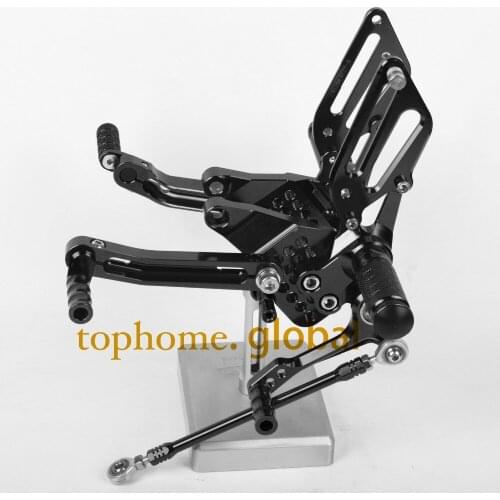Black color Motorcycle Parts CNC Rearsets Foot Pegs Rear Set For DUCATI 999 949 749 foot pegs