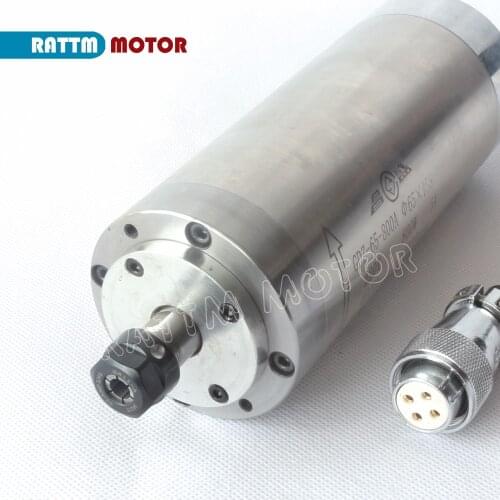 0.8KW / 800W Water cooling Spindle motor 220V ER11 24000rpm 65x158mm Engraving milling grind for CNC Router Machine