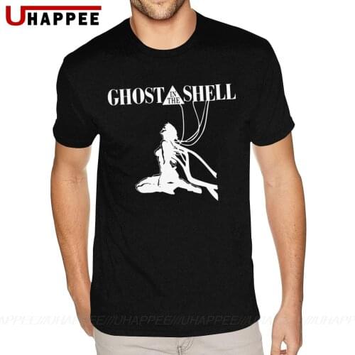 Ghost In The Shell Manga T Shirts Young Boy 80S Hip Hop Tshirt Homme Short Sleeved Sale Branded Clothing