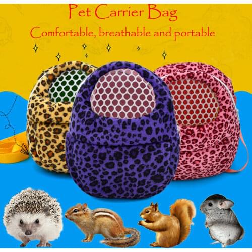Hot Sale Small Pet Carrier Pocket Hamster Rat Cat Hedgehog Rabbit Ferret Sleeping Travel Bag High Quality