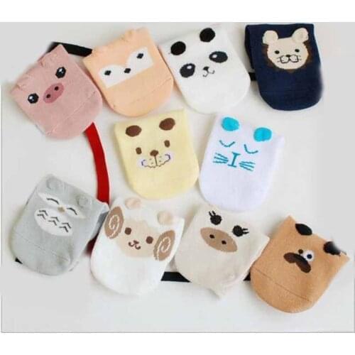 Cotton Dispensing Anti Slip Baby Socks High Quality Knie Sokken Baby Socks Toddler Girls Boy Totoro Cartoon Tube Socks 0-3T